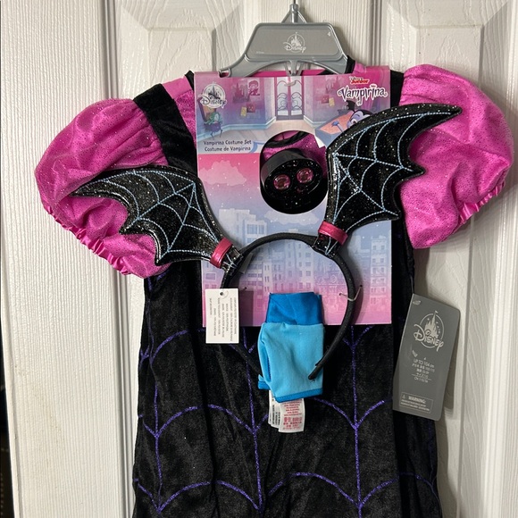 Disney Vampirina Costume for Kids - Black, Pink, and Blue - Picture 2 of 8